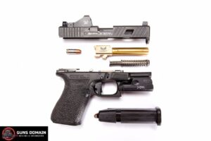 Disassembled firearm