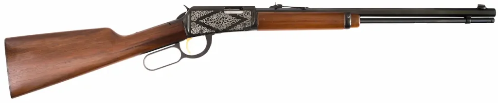 Winchester Rifle White Background