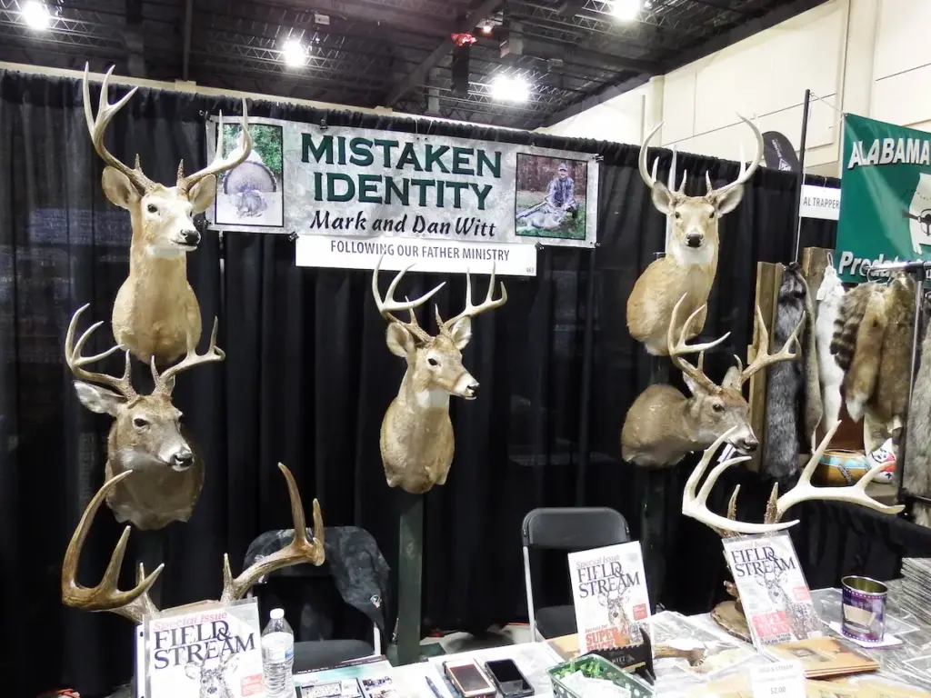 Mistaken Identity Vendor Booth for Hunting Safety Alabama
